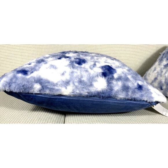 Aviva Stanoff  Blue White Painted Sky Blanket 2 Pillow Set, Super Soft, NWT, MSR - Picture 10 of 10